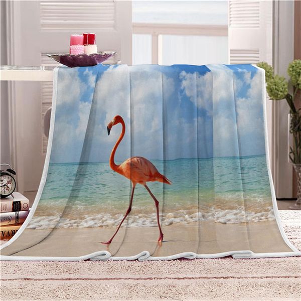 

nap blanket super soft cozy velvet plush throw blanket bird flamingo peacock bed fur throws for sofa animal lion travel rug