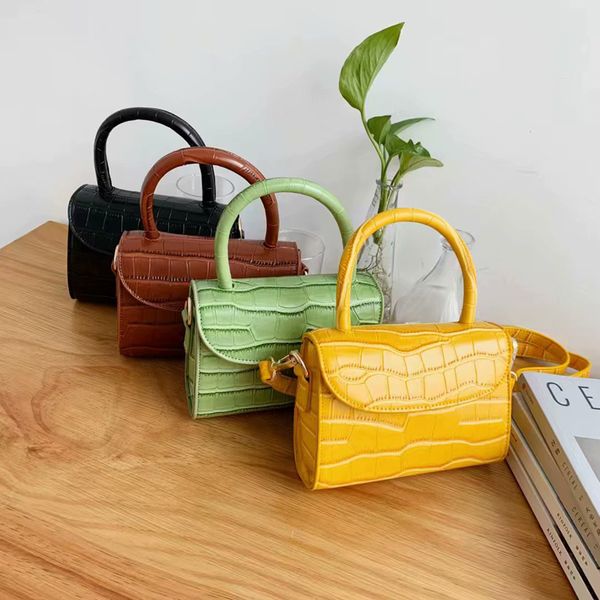 

alligato brand women bag stone mini bags crocodile handbag crossbody shoulder bag pu leather luxury handbags women bags designer