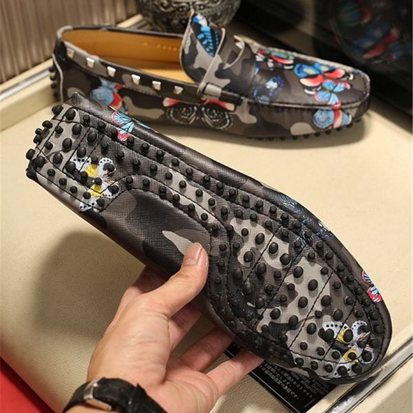 

fashion driving mens real leather driving shoes comfortable men's wedding shoes prom men's casual shoes good quality 968975 20ss n, Black