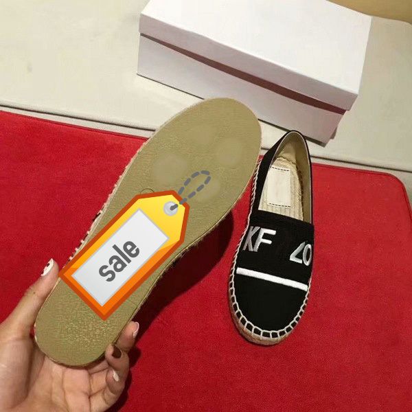 

new men and women with tiger head single shoes and embroidered straw shoes, Black