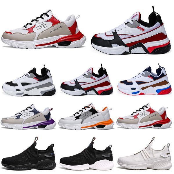

fashion men running shoes breathable black white red orange platform triple s mens trainers sport sneakers 40-46 ing