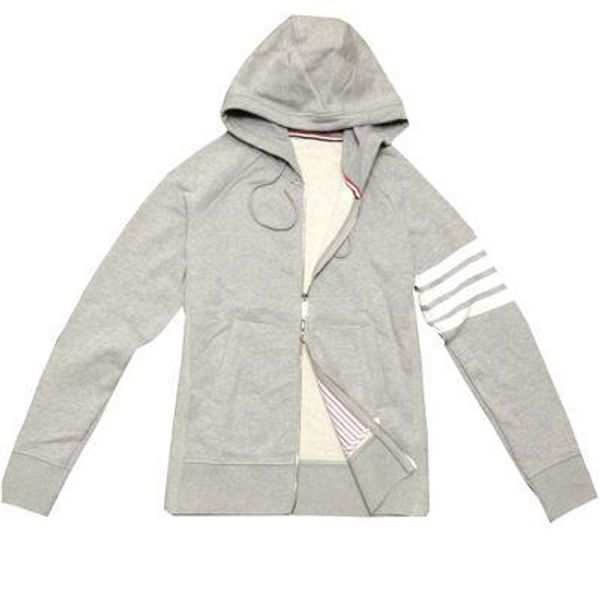 

basic tb tide brand color woven new long sleeved zipper cardigan sweater trend fashion lovers jacket, Black;brown