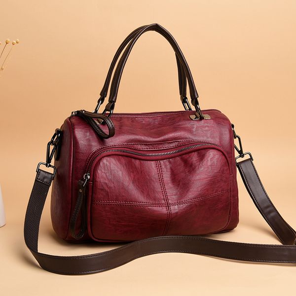 

бостонская сумка простая модная сумка для девочек, одиночная сумка на плечо, новая женская сумка 2019 года