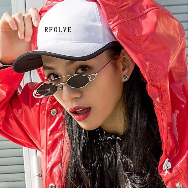 

rfolve vintage pilot sunglasses women brand alloy eyewear frame sun glasses outdoor travel small goggles ladies shades r139, White;black