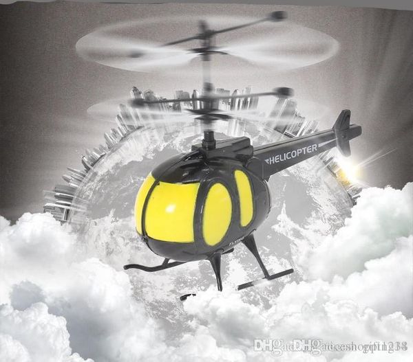 

led toy rc helicopter flying induction led noctilucent ball quadcopter drone sensor up grade infrared induction flying children toys t83
