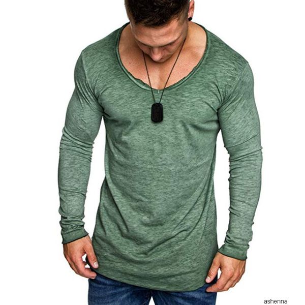 

mens designer t shirt autumn men's wear slim fit long sleeve men splicing cotton t shirt0tag, White;black