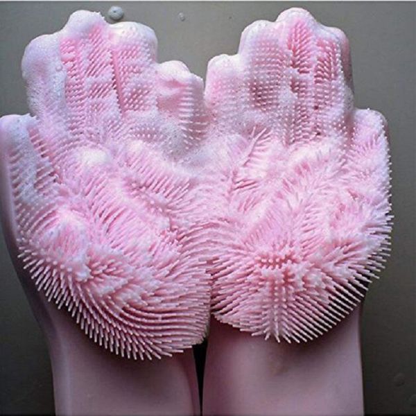 

силиконовые очистки перчатки мытья посуды перчатки эко дружественных скруббер очистки многофункциональный кухня кровать ванная комната чисто