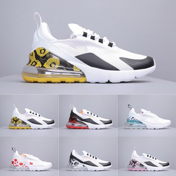 

2019 mens new arrivals 27c cushion sneakers women's sport designer running shoes triple university red olive volt 270s shoes size 36-45