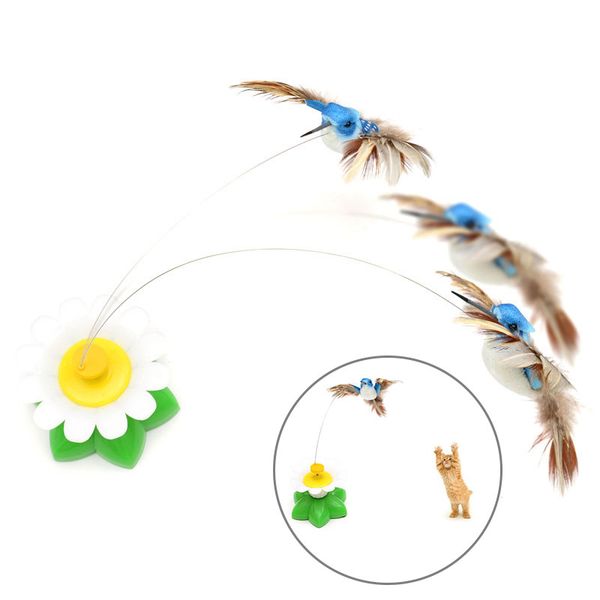 Acheter Fournitures électriques Oiseaux Volant Plume Jouets Drôle De Chat Jouet De Chat Interactif Petit Jouet Pour Animaux Jouets De 3891 Du
