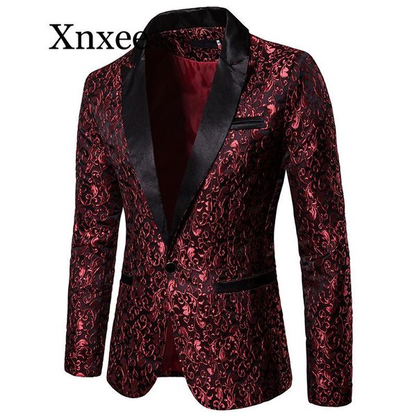 

slim-подходят blazer мужчины к 2020 году новые прибытия мужская цветочный блейзер цветочный платье элегантный свадебное блейзеры блейзер и п, White;black