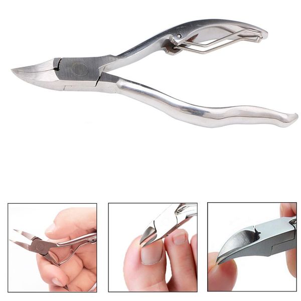 

pro stainless steel finger toe nail nipper clipper cutter ingrown pedicure tool