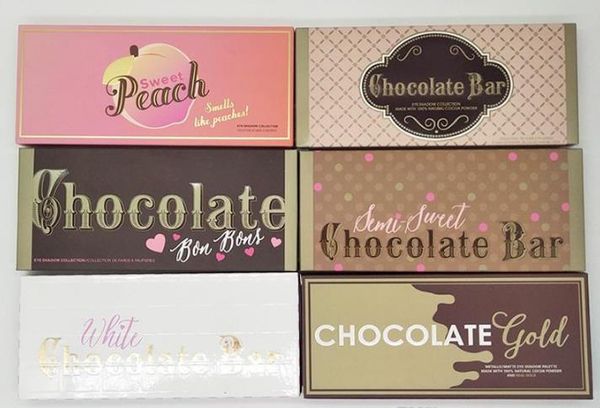

Makeup weet peach eye hadow 18 color with too face eye hadow palette 6 erie gold white chocolate