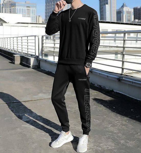 

2020 новые фирменные костюмы для mens уличная с letters роскошные мужские дизайнерская спортивные костюмы одежда с длинным рукавом l-5xl дос, Gray