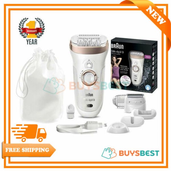 

Braun ilk epil 9 wet dry women cordle epilator leg body face 6 extra