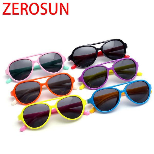 

zerosun polarized sunglasses children boys girls hd eye protect sun glasses for kids boy girl outdoor shades uv400 anti reflect, White;black