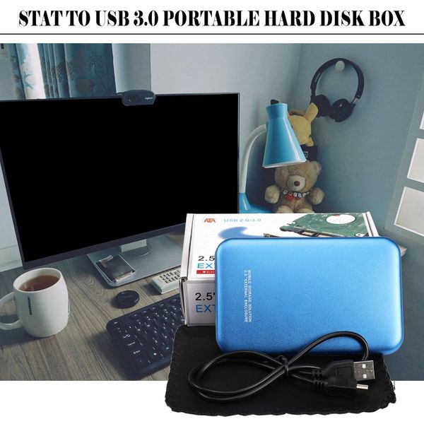 

stat to usb3.0 portable hard drive box external usb 3.0 slim portable hard drive for pc/lapcomputer