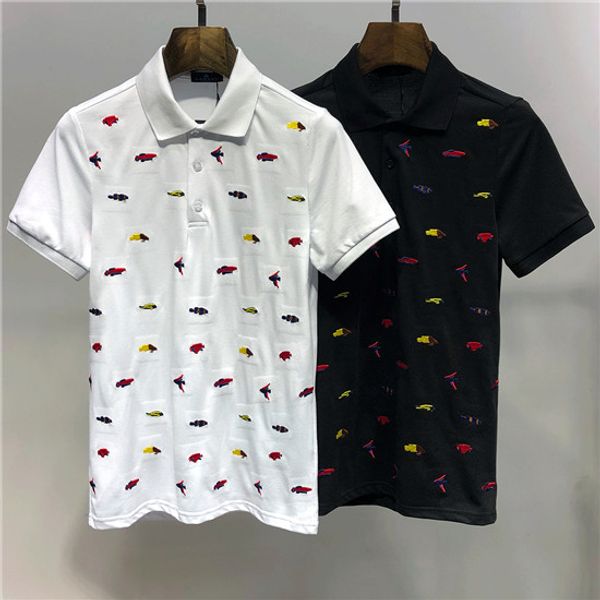 

designer paris fan t-shirt men's women's summer luxury casual t-shirt cotton letters short sleeve medusa t-shirt2, White;black