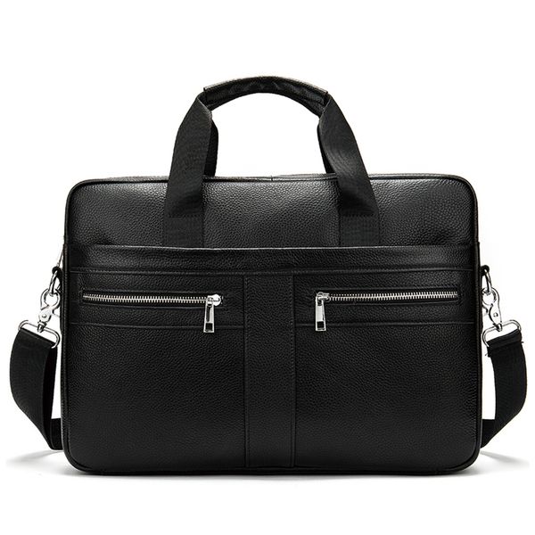 

lkeep bag men's genuine leather briefcase male man lapbag natural leather for men messenger bags men's briefcases 2020