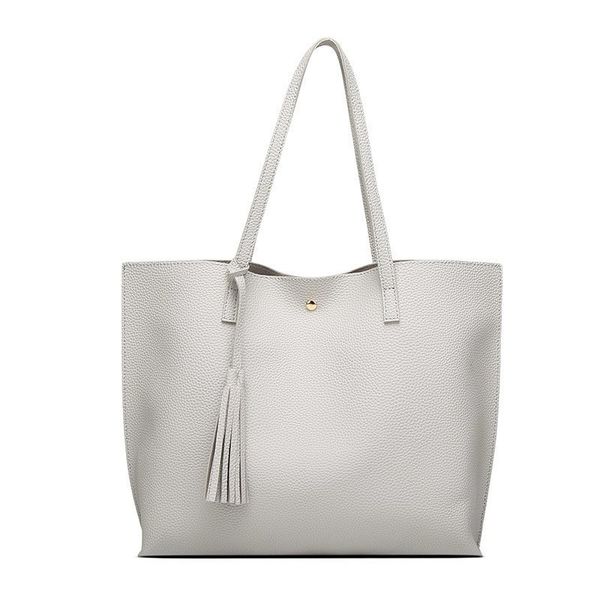 

women shoulder bag soft leather andle bags ladies tassel tote handbag women's handbags a191