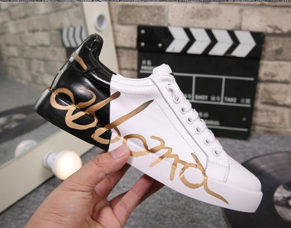 

high brand designer sneaker casual shoe low leather sneaker walking sneaker for both men and women by shoe04 1303, Black
