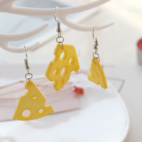 

qingdao yuanyuan factory accessories wholesale geometric simple childrens interest cream cheese earrings sold separately, Golden;silver