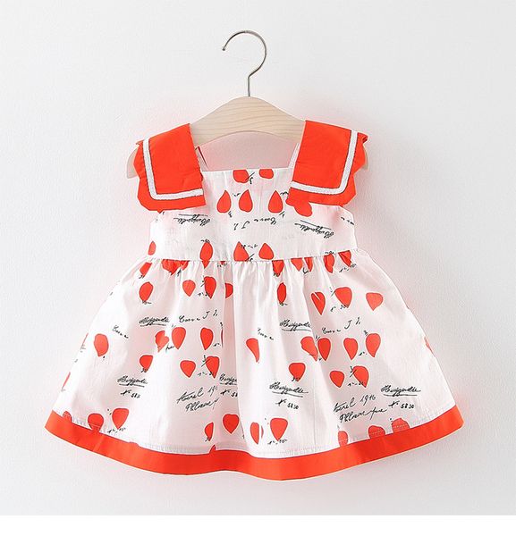 

kids Girl designer clothes Dress Summer Sleeveless Letter Print Design Dress Princess Girl Clothing Dress
