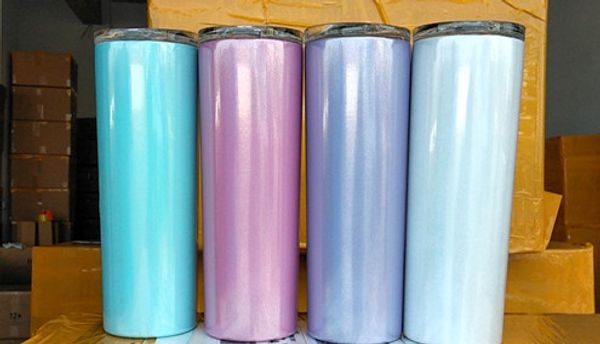 

fedex 20oz rainbow skinny tumbler rainbow paint stainless steel double wall vacuum insulated water cup with slide lid and straw