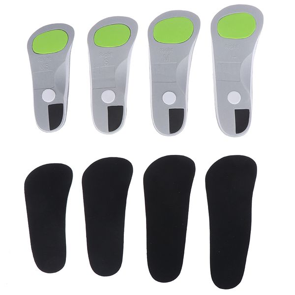 

1 pair men woman eva orthopedic insoles flat foot health sole pad for shoes insert for plantar fasciitis, Black