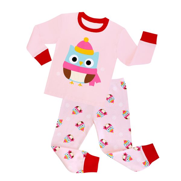 

girls pajamas sets baby sleepwear children christmas nightwear kids pijamas boys motorcycle airplane pyjamas fit for 1-8 years, Blue;red