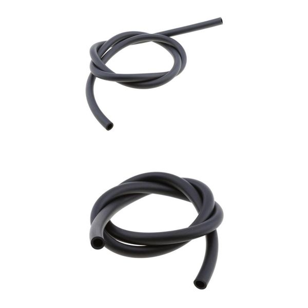 

marine boat fuel hose rubber gas / diesel black 6x10 8.5x12