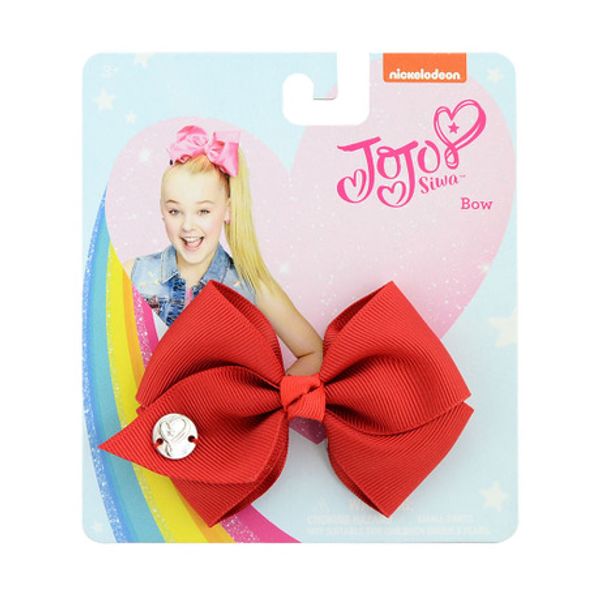 Christmas Jojo Siwa Hair Bows With Crocodile Clips Girls Xmas Hair