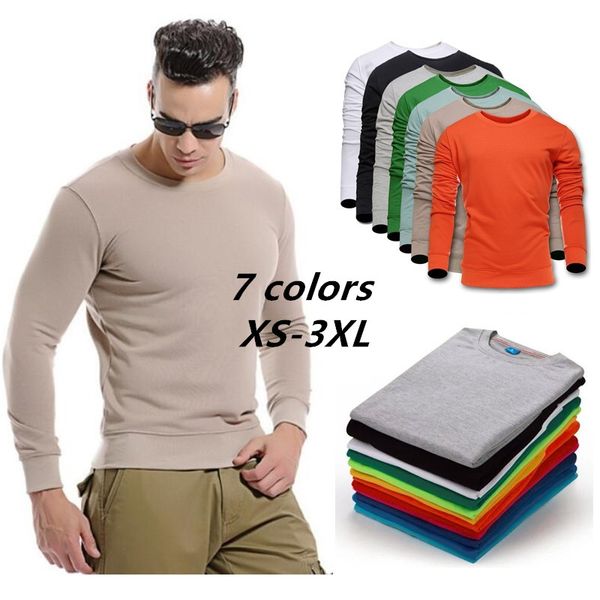 

zogaa 2019 new fashions men sweater shirt cotton long sleeve pullover designer quality tees paired with all jacket coat, White;black
