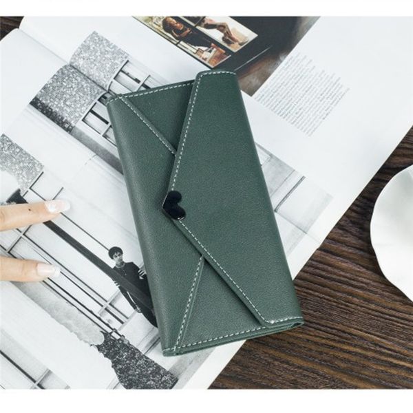 

pu ladies long wallet large capacity multi-function portable clutch bag simple fashion coin purse