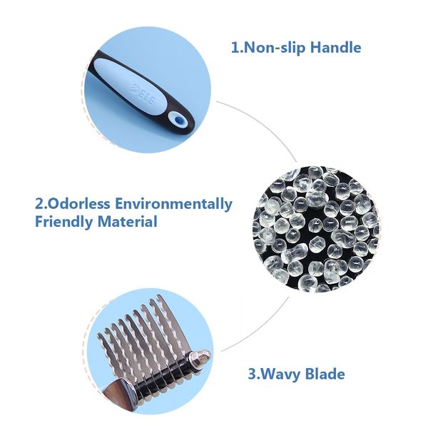 

dog hair removal comb pet grooming tool for dogs cat detangler brush trimming shedding grooming tool dog grooming