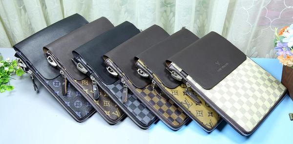 

new designer men's shoulder bag briefcase riding bags fashion brand pu file bag letter printing shoulder l bag v #9981