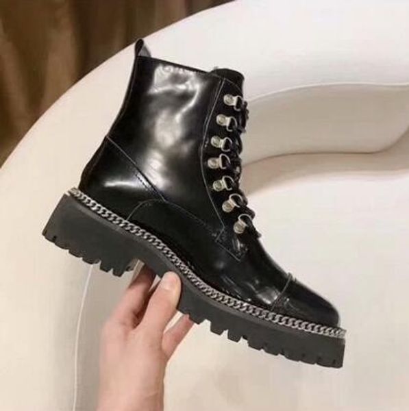 

luxury new womens winter snow outdoor open edge bead ankle short zip knight classic lace up boots size 35-41, Black