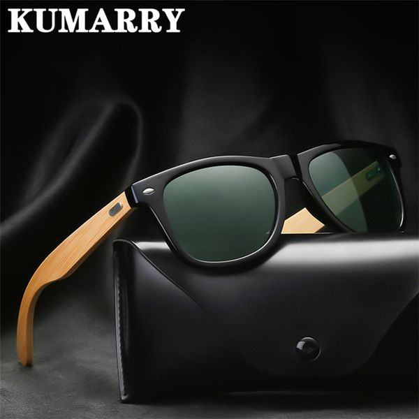 

kumarry square sunglasses men/women wooden legs vintage brand sun glasses for outdoor gafas de sol hombre/mujer uv400, White;black