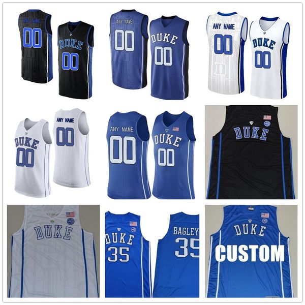 

men customized duke blue devils college jersey custom made any name number stitched blue white black basketball jerseys cheap, Black;red