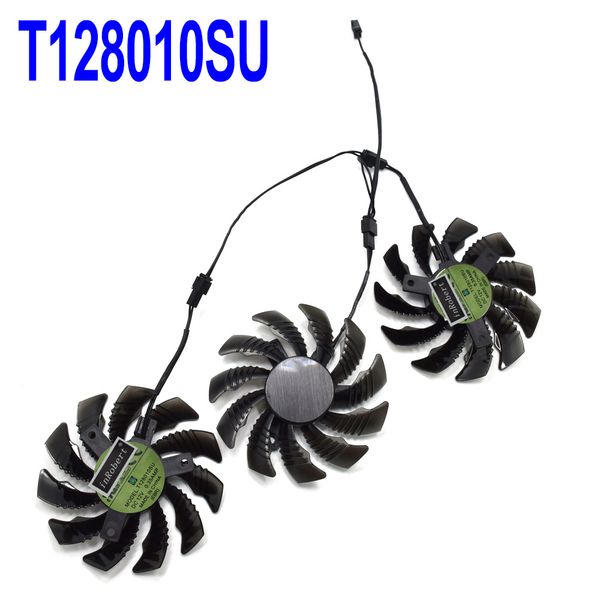 

3pcs 3pin 75mm t128010su pld08010s12h gtx970 vga gpu cooler fan for gigabyte gtx 970 windforce g1 graphics cards as replacement