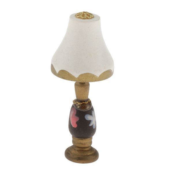 

1/12 scale dollhouse miniature lampshade desk lamp light, dollhouse furniture accessories