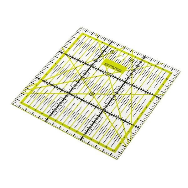 

diy sewing patchwork tool square patchwork sewing ruler clothing measuring wire drawing tools are not easy to fade 2019 new, Black