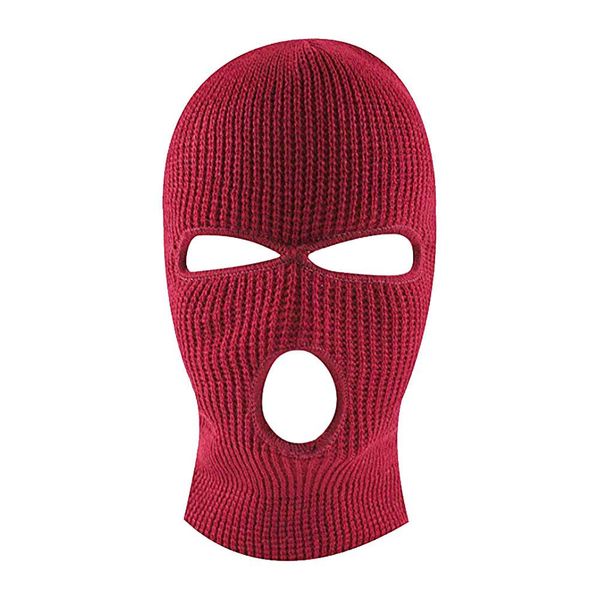 

outdoor knitting sewing face mask cap warm for skiing riding windproof warm breathable masks for riding, Black