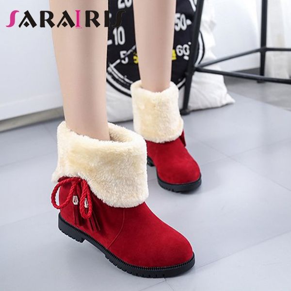 Sarairis New Hot Sale Ladies Fashion Winter Ankle Snow Boots