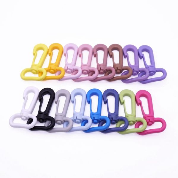 

sutoyuen 500pcs 25mm plastic snap hooks rotary swivel baby backpack belt straps buckles bottle cover webbing strap clasp