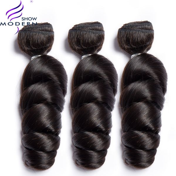 Modern Show Brazilian Hair Weave Bundles Loose Wave Bundles 100