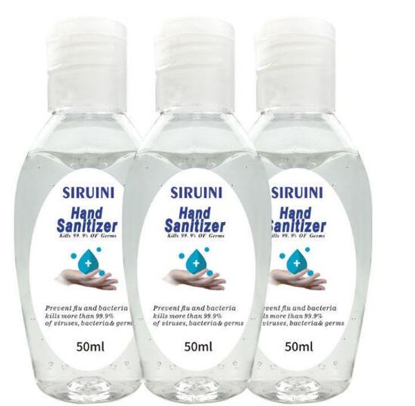 

в наличии SIRUINI дезинфицирующее средство для рук 50 мл одноразовый гель дезинфицирующее средство для рук Travel Mini Wash Free Hands Sanitizer Home Office дезинфицирующее средство GGA3270