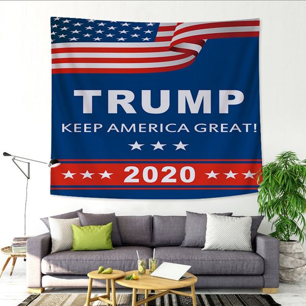 150 100cm Trump Tapestry Keep America Great Trump 2020 Polyester