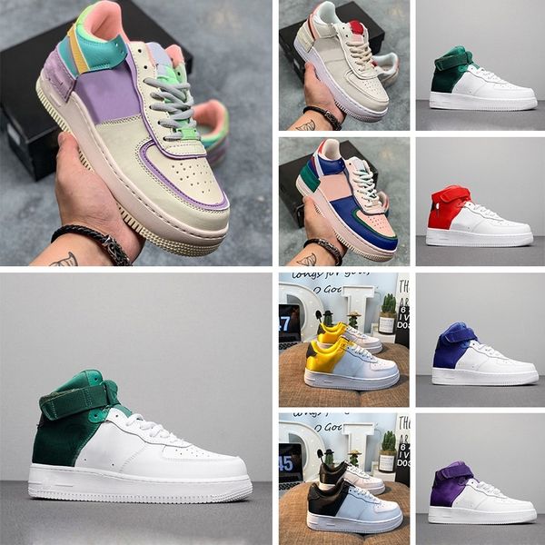

2020 07 lv8 1 gs plate-forme skateboard shoes fashion shadow macaroon pop the street clippers white blue mens trainers women casual shoes, Black
