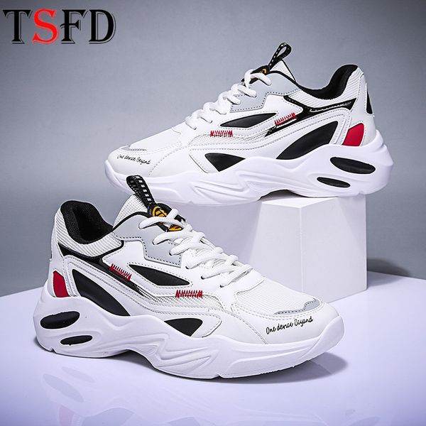 

low men sport shoes men sneakers platforms white sports shoes lace up male running shoe summer breathable mesh flat shoe v28