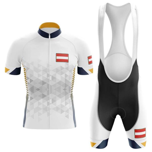 

austria summer pro cycling jersey set racing bicycle clothing man maillot ropa ciclismo mtb bike clothing sportswear cycling set, Black;blue
